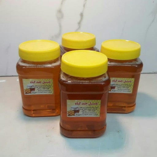 عسل چندگیاه طبیعی ساکارز 4.6