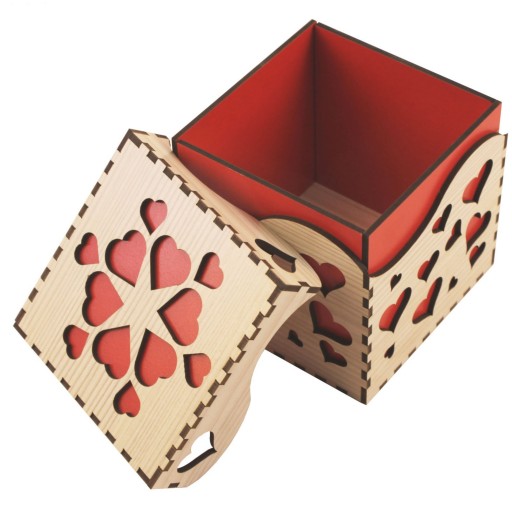 جعبه هدیه مدل آرام ده در ده سانتی