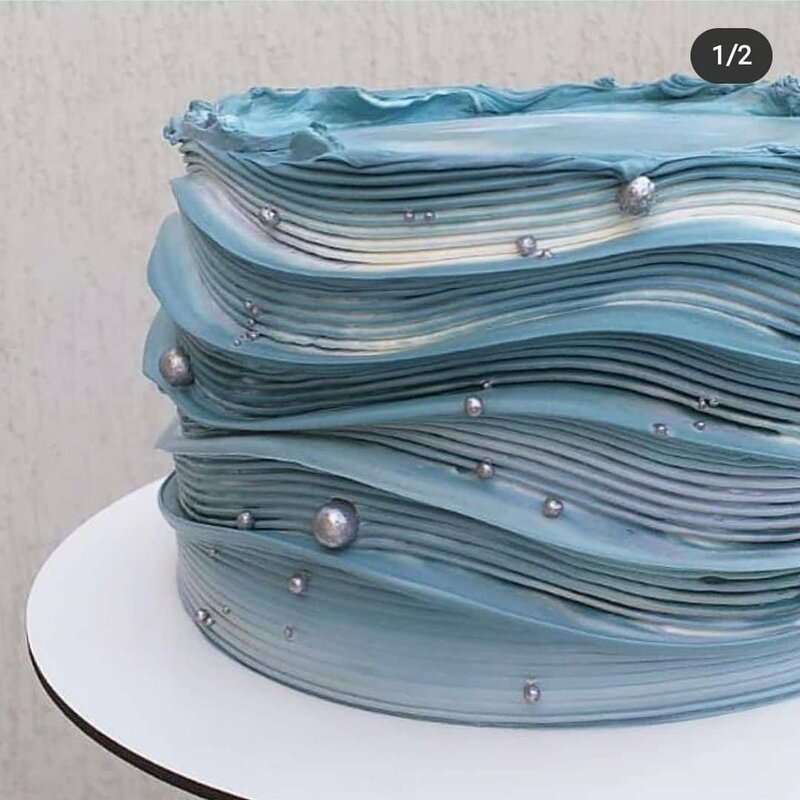 شانه خامه کشی مناسب تزیین کیک های خامه ای
