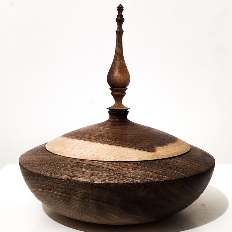 آجیل خوری چوبی(شکلات خوری چوبی )ساخته شده از چوب گردوی کردستان