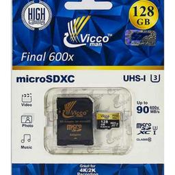 کارت حافظه microSDHC ویکو من مدل Final 600x کلاس 10 استاندارد UHS-I U3 سرعت 90MB 128 گیگ 