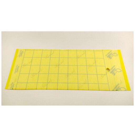  کارت زرد با چسب دوطرفه (بسته 100 تایی)درجه یک - چسب حشره 
