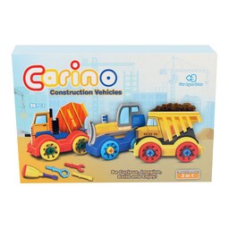 اسباب بازی لگو ماشین های راهسازی کارینو 3 مدل در 1 بسته برند فکرآذین مناسب 3 سال