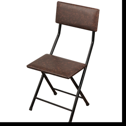 صندلی تاشو کمجا پایه فلزی مدل نگین رنگ قهوه ای(  صنایع چوب فلز بلوط)
