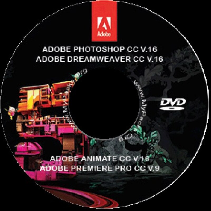 دیسک نقره ای  DVD Adobe Collection CC 2014 