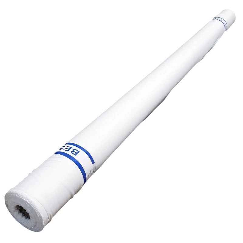 لایی حریر  طاقه ای سفید مدل LHS-122025 طول 22 متر (مناسب برای پارچه های نازک و حریر)
