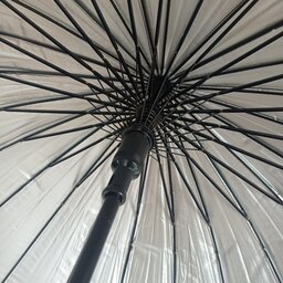 چتر 24 فنر دسته چوب نیمه اتومات دکمه ای مقاوم و قدرتی و دورو مطابق عکس تحویل بگیرید 
