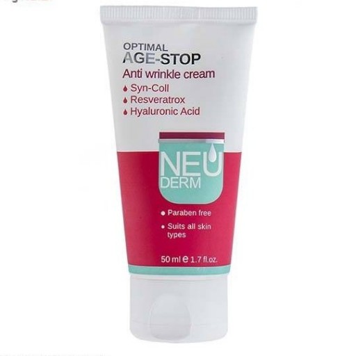 کرم ضد چروک نئودرمneuderm optimal age stop cream