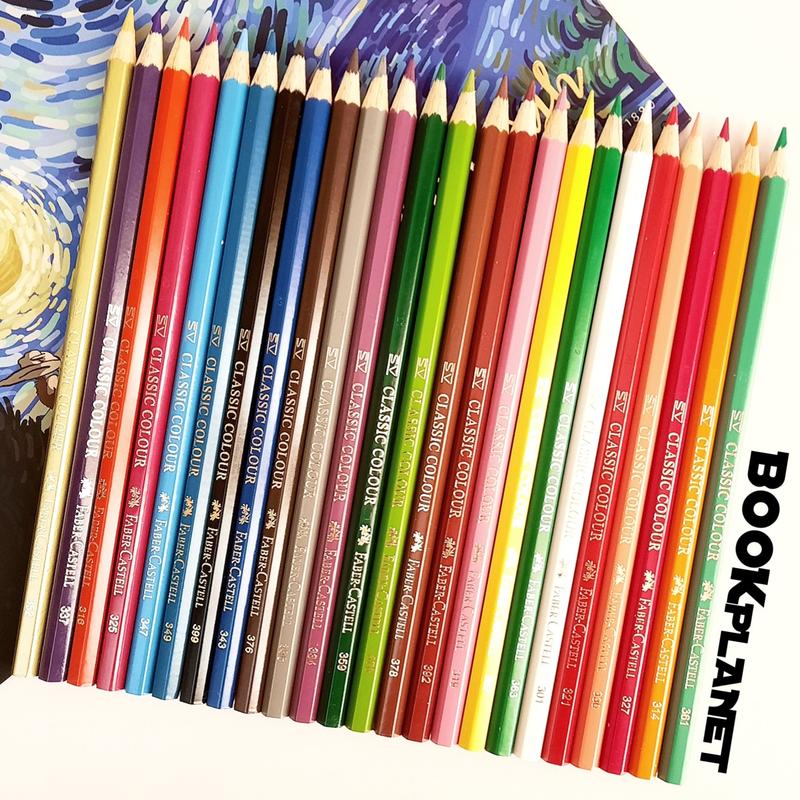 مداد رنگی 24 رنگ برند فابر کاستل  جعبه مقوایی