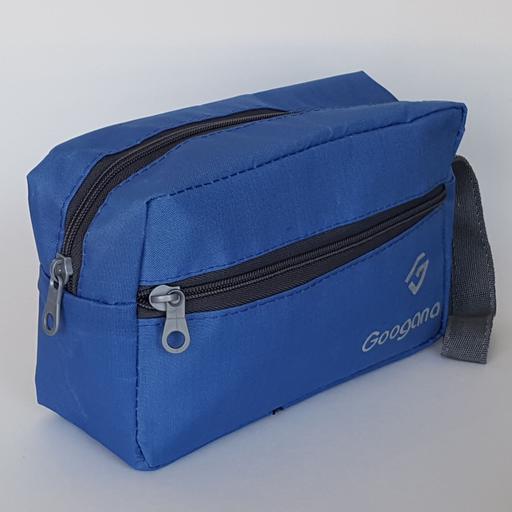 کیف لوازم شخصی برزنتی یا کیف نظم دهنده وسایل آبی رنگ کد kn005