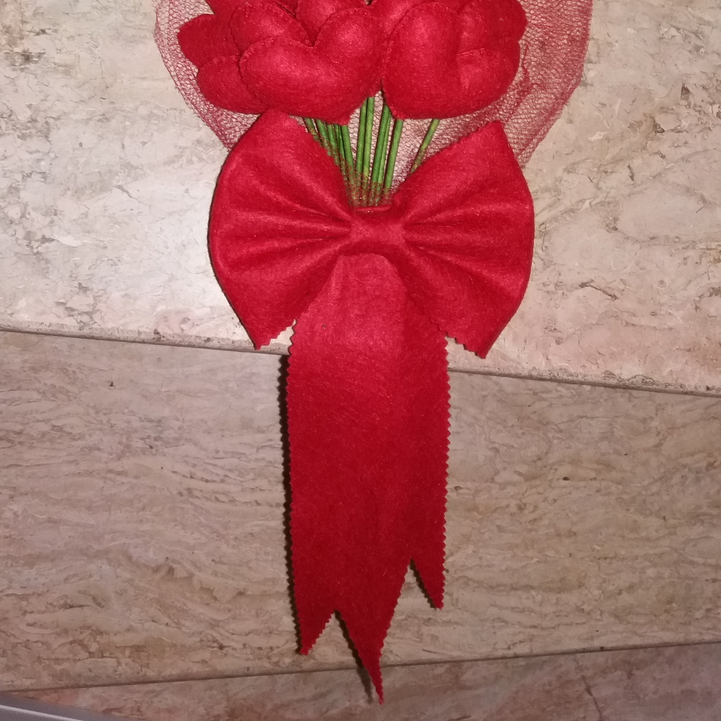 دسته گل قلبی