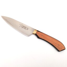 چاقو زنجان برند فاضل(سایز دو) با تیغه استیل فولاد ضدزنگ و دسته کائوچی با ارسال رایگان 