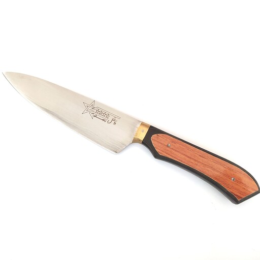 چاقو زنجان برند فاضل(سایز سه) با تیغه استیل فولاد ضدزنگ و دسته کائوچی با ارسال رایگان 
