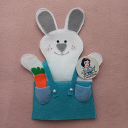 عروسک دستکشی خرگوش پسر
