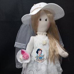 عروس خانوم عروسک روسی با سر ثابت، سر چرخشی این عروسک رو با همین قیمت و همین لباس می تونید سفارش بدید
