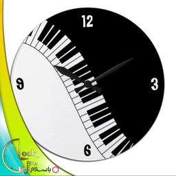 ساعت دیواری طرح پیانو کد 203