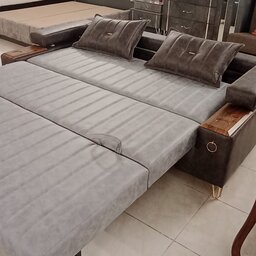 مبل تختخوابشو دونفره مدل لاوسکی کاناپه تخت خواب شو جدید عرض 160