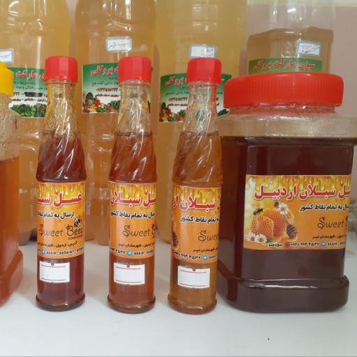 عسل مسافرتی سبلان اردبیل(هر شاسه برابر با 100گرم عسل)مجموعا 1000گرم عسل مرغوب