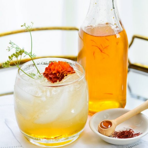 نوشیدنی عسل هل گلاب زعفرانی خانگی - نوشیدنی سنتی گوارا ، شادی بخش ، ضد استرس ، مفرح و آرام بخش ( 2 بسته بندی 1 کیلویی)