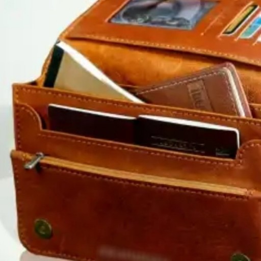 کیف مدارک چرمی مردانه