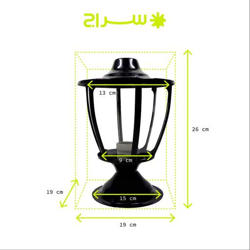 چراغ حیاطی،پارکی، محوطه،باغی، سردری فلزی مدل D-1TC