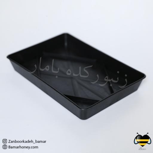 شربت خوری بشقابی مشکی مستطیل