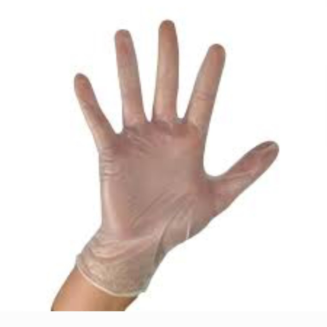 دستکش ونیل صدتایی (سایز مدیوم)