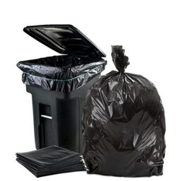 کیسه زباله مشکی درجه یک  25 کیلویی سایز 55در70