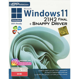 Windows 11 21H2 Final UEFI Ready به همراه Snappy Driver 1DVD9 پرنیان
