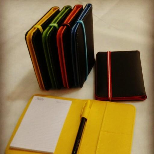 دفتر یادداشت چرمی دو رنگ نفیس