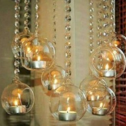 حباب دکوری شیشه ای آویز و رومیزی جنس پیرکس  هم بصورت آویز و هم بصورت رومیزی  امک