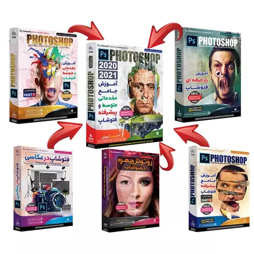 نرم افزار جامع پکیج یادگیری فتوشاپ  photoshop