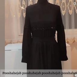 مانتو مجلسی پوشا حجاب کد 165 ،جنس پارچه کرپ پلاسما ،خرج کار کاملا با دست به لباس وصل شده بدون کمک چرخ 