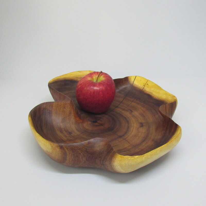 میوه خوری آجیل خوری دست ساز ساخته شده از چوب کهور.پوشش روغن گیاهی مخصوص ظروف چوبی.