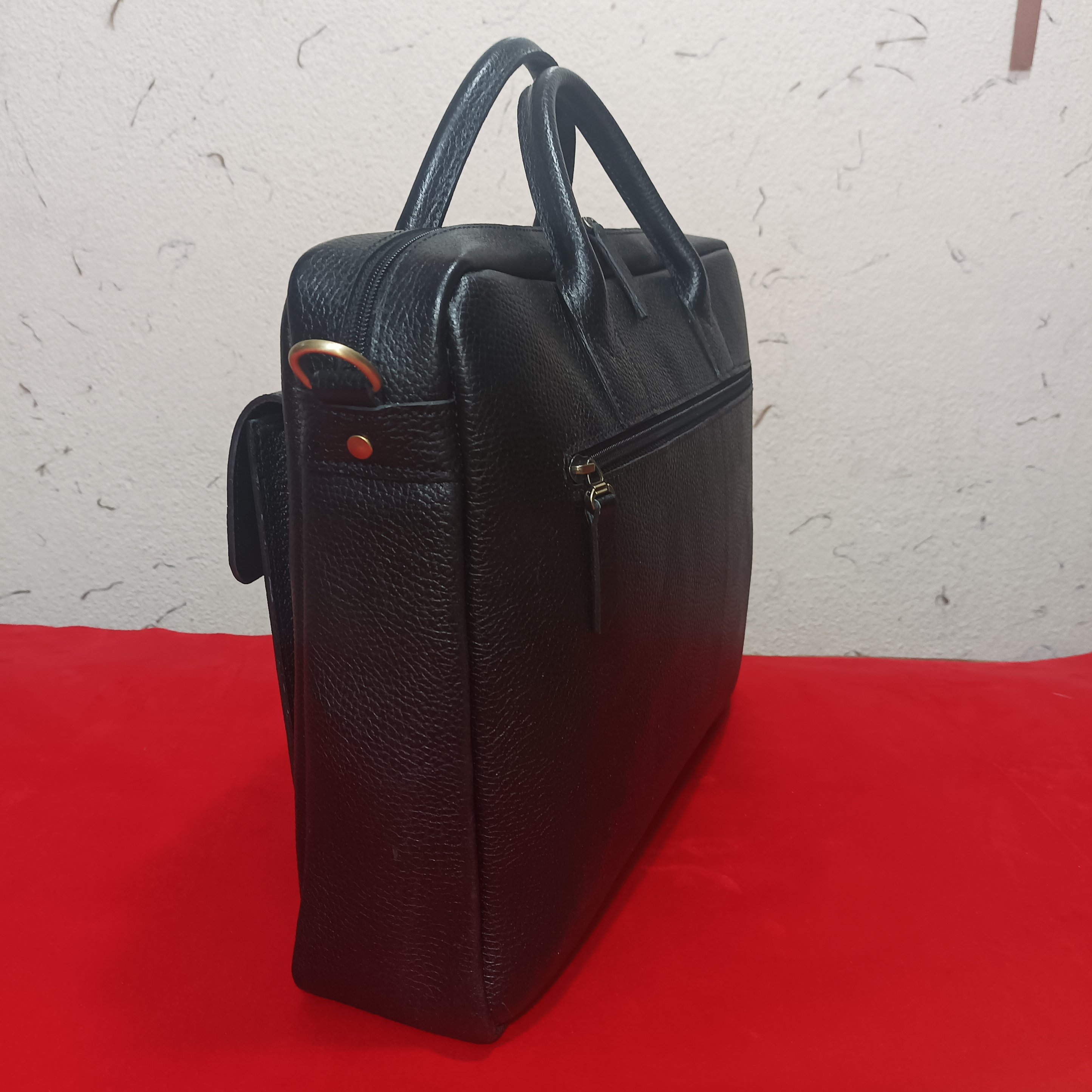 کیف اسپرت دو دسته چرم فلوتر گاوی