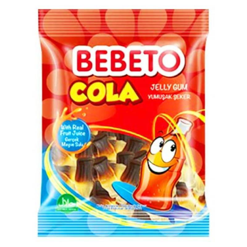پاستیل ببتو نوشابه کولا 80 گرم bebeto cola