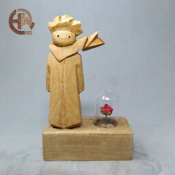 مجسمه چوبی شازده و گل/ کادویی و هدیه/ اچ وود