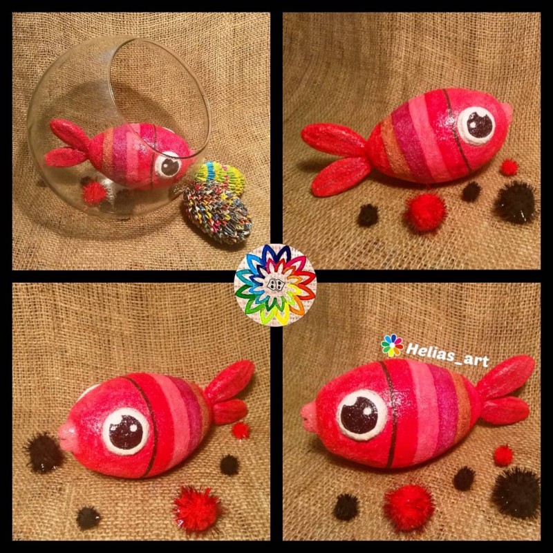 عروسک ماهی قرمز چشم قلمبه عید نوروز 99