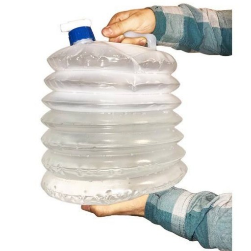 گالن پلاستیکی تاشو طرح آکاردئونی 10 لیتری