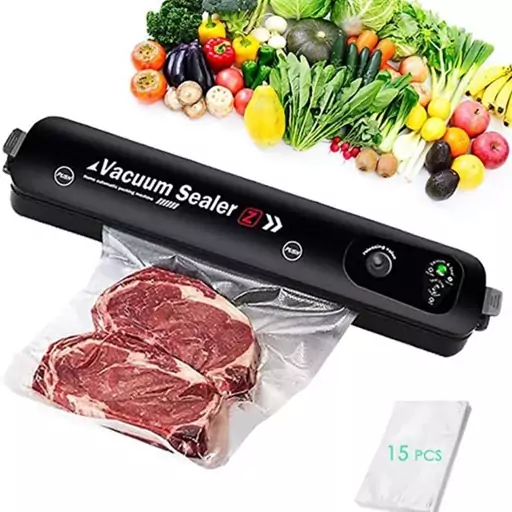 دستگاه بسته بندی خلاء اتوماتیک وکیوم و پرس مواد غذایی  vacuum sealer 