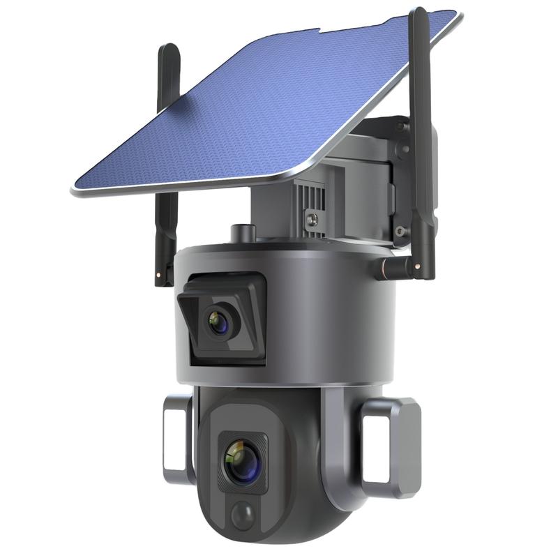 دوربین چرخشی سیمکارتی خورشیدی (دو دوربینه)
