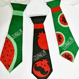 کراوات یلدایی نمدی