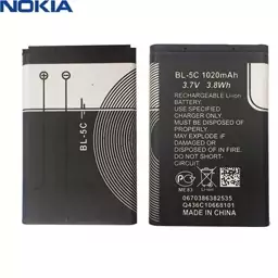 باتری اصلی نوکیا BL-5C ارزان باطری اورجینال Nokia 5c باتری نوکیا ساده دکمه ای قدیمی و جدید 5C