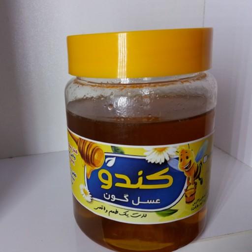 عسل تک گیاه گون با ساکارز2/2 درصد (تولید شده از شهد گل های گون توسط زنبور عسل)