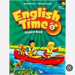 کتاب انگلیش تایم 6 با کتاب تمرین و سی دی english time 6 second edition 