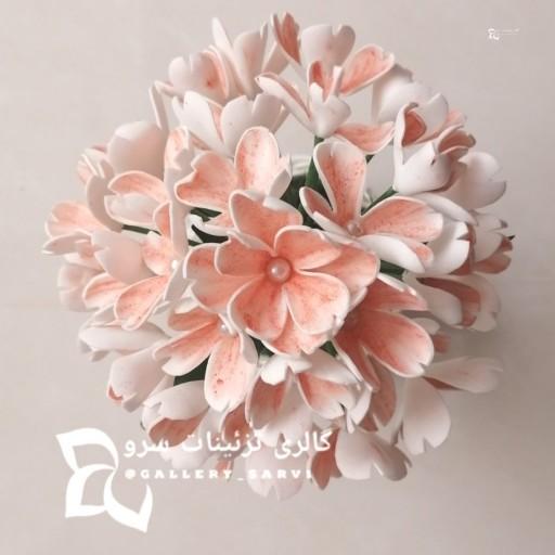 گل مصنوعی ' گل تزئینی' گل فومی ' دکوری' گلدان گل '