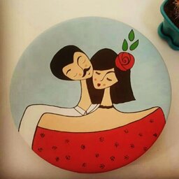دیوارکوب عاشقانه مناسب برای هدیه شب یلدا شب چله با رنگبندی دلخواه شما