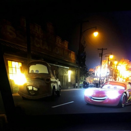 تابلو نوری طرح انیمیشن ماشین ها