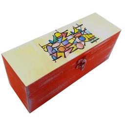 جعبه هدیه چوبی مدل فانتزی طرح ولنتاین کد SB23