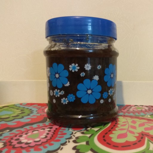 مربا گلبرگ زعفران تهیه شده با شکر قهوه‌ای (270 گرمی)
